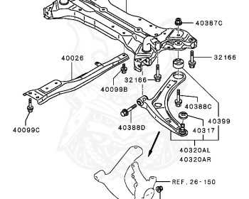 Mitsubishi - Outlander - CW5W - 2005 - XTHHZ - 4B12
