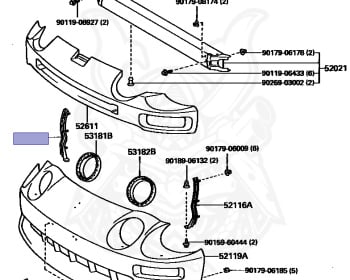 Genuine Celica ST203 Exterior OEM parts supplied from Japan Genuine Celica ST203 Exterior OEM parts supplied from Japan