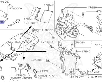 Nissan - 180SX - RS13 - 1990 - Type 1 - HATCH BACK(HB) - MANUAL TRANSMISSION(MT) - TWO WHEELS STEERING(2WS) - CA18DT