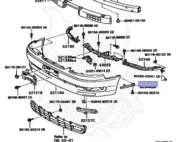 Toyota - Aristo - JZS147 - 1992 - 3.0V TYPE - 2JZGTE