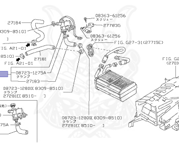 Genuine Fairlady Z Z31 Cooling OEM parts supplied from Japan