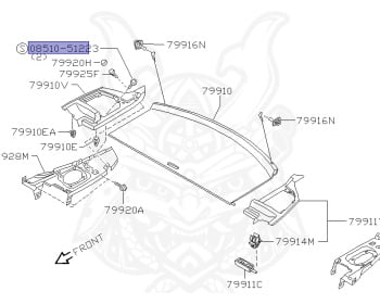 Nissan - 180SX - RS13 - 1996 - Type R/X - HATCH BACK(HB) - AUTOMATIC TRANSMISSION(AT) - TWO WHEELS STEERING(2WS) - SR20DET