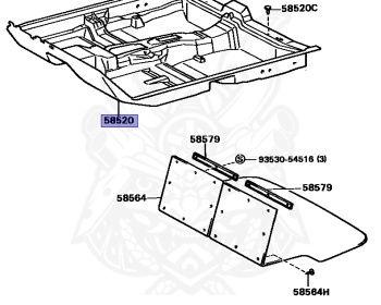 Genuine Celica AT160 Interior OEM parts supplied from Japan