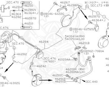 Nissan - Skyline - R34 25GT - ENR34 - 1998 - 25GT - 4 DOOR SEDAN(4S) - AUTOMATIC-FLOOR SHIFT(AT.F4) - High-speed 2-link (IRS.2WD) - RB25DE