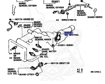 Toyota - Aristo - JZS147 - 1993 - 3.0V TYPE - 2JZGTE