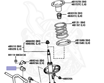 Genuine Celica ZZT231 Handling OEM parts supplied from Japan