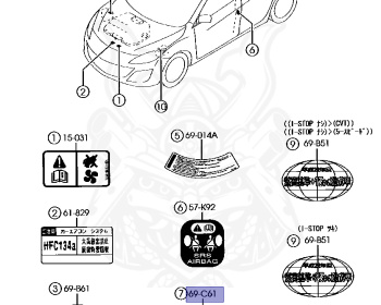 Mazda - Axela - BL5FP - Apr-2009 - Right hand - ZY-VE