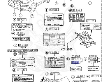 Mazda - Efini MS-9 - HDES - Mar-1991 - Right hand - JE-ZE