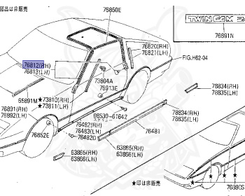 Nissan - Fairlady Z - Z31 - 1984 - ZX - MANUAL TRANSMISSION(MT) - T-bar roof (KZ#) - VG30T