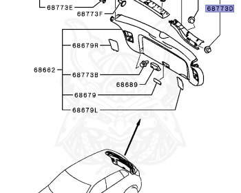 Mitsubishi - RVR - GA4W - 2019 - XTHX - 4J10