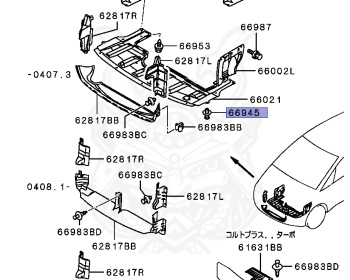 Mitsubishi - Colt Ralliart - Z27A - 2006 - XTLF - 4G15