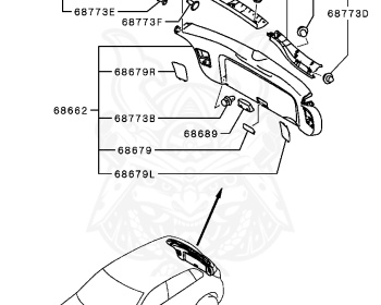 Mitsubishi - RVR - GA4W - 2012 - XTHXZ - 4J10