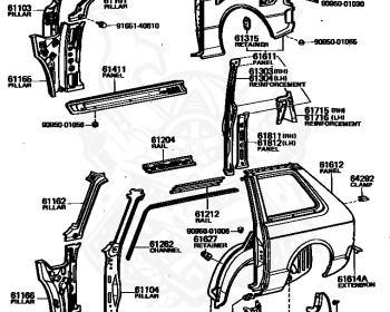 Toyota - Starlet - KP61 - 1978 - DLX TYPE - 3-DOOR - Manual - 4KU
