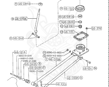 Mazda - Laser - BF3VF - Nov-1985 - Right hand - E3