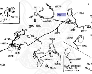 Genuine Bluebird 910 Brakes OEM parts supplied from Japan - Nengun