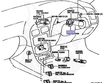 Genuine Celica GT-Four ST205 Electrical OEM parts supplied from