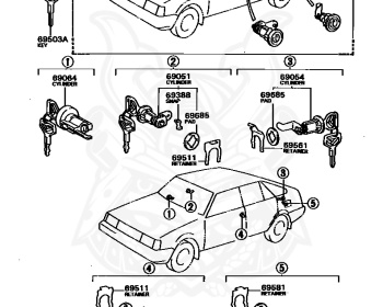 シルビア Genuine Corolla AE82 Electrical OEM parts supplied from Japan