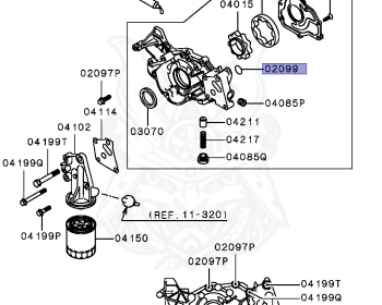 Mitsubishi - Diamante - F31AK - 1997 - TYHM - 6G73