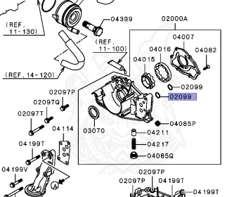 Mitsubishi - Galant - E84A - 1993 - PRXF - 6A12