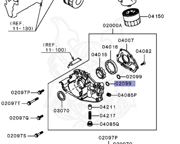 Mitsubishi - Legnum VR-4 - EC5W - 2002 - LNGF - 6A13