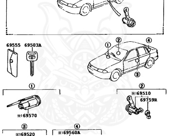Toyota - Carina - AT192 - 1995 - SG TYPE - Automatic - 5AFE