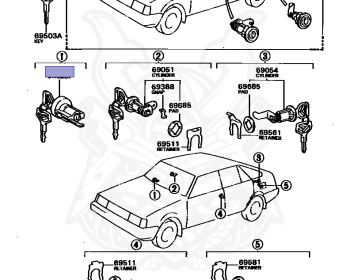 とと Genuine Corolla AE82 Electrical OEM parts supplied from Japan