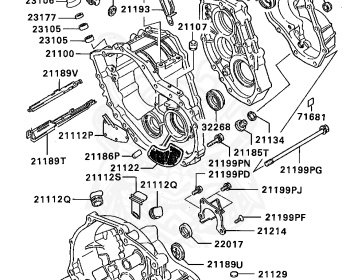 Mitsubishi - Galant VR-4RS - E38A - 1992 - SNPF4 - 4G63