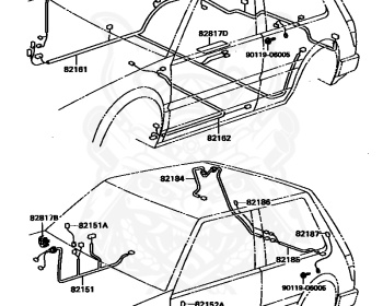 Genuine Corolla AE82 Electrical OEM parts supplied from Japan