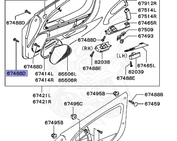 Mitsubishi - FTO - DE3A - 2000 - HRFH2 - 6A12