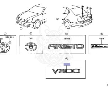 Toyota - Aristo V300 - JZS161 - 2000 - Automatic - 2JZGTE
