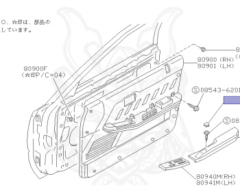 Genuine Skyline R31 Interior OEM parts supplied from Japan