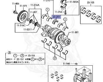 Genuine CX-7 ER3P Engine OEM parts supplied from Japan - Nengun