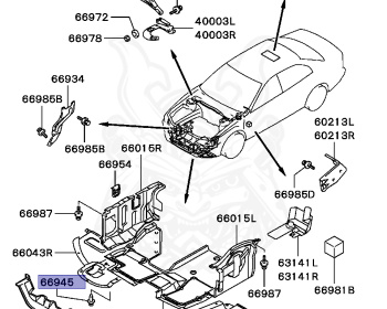 Mitsubishi - Galant - EA1A - 1997 - SNGC - 4G93