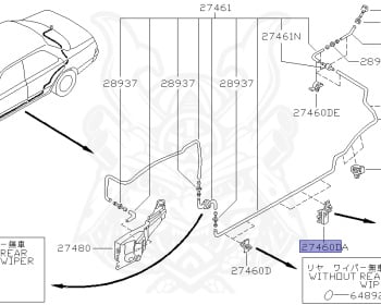 Nissan - Laurel - C34 - 1993 - Medallist V/GS - HARDTOP(K) - 2 WHEEL DRIVE(2WD) - 5 SPEED A/T(AT.F5) - IRS TYPE(IRS) - RB25DE