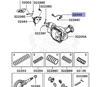 Genuine Minicab Truck U42T Drivetrain OEM parts supplied from