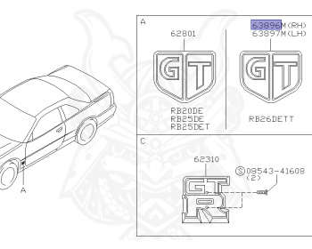 Nissan - Skyline - R34 25GTT - ER34 - 2002 - 25GT TURBO - 2-door hardtop (2K) - MANUAL TRANS 5-SPEED(MT.F5) - HI-CAS 2-Link Drive (HI.2WD) - RB25DET
