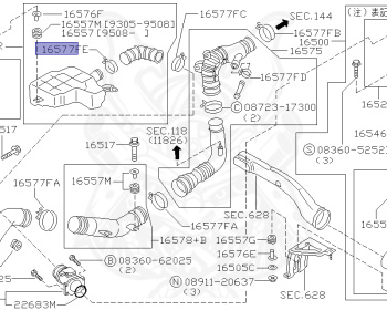 Nissan - Largo - W30 - 1994 - GRANDAGE - WAGON(W) - AUTOMATIC TRANSMISSION(AT) - CD20TI