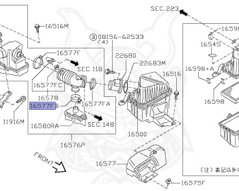 Nissan - Skyline - R34 GT - HR34 - 1998 - 20GT - 4 DOOR SEDAN(4S) - AUTOMATIC-FLOOR SHIFT(AT.F4) - High cast, 2-link (IRS.2WD) - RB20DE