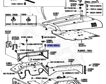 Toyota - Land Cruiser - FJ40 - 1969 - SOFTTOP (TARPAULIN CANVASTOP OR VINYLTOP) - F