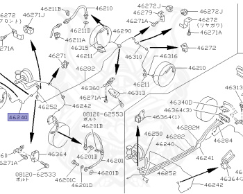 Genuine Fairlady Z Z31 Brakes OEM parts supplied from Japan