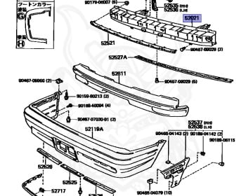 Genuine Cresta JZX81 Exterior OEM parts supplied from Japan