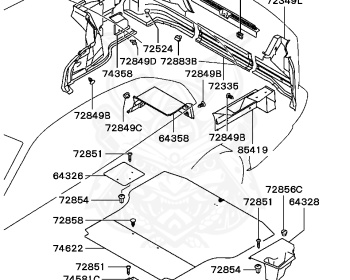 Mitsubishi - Galant - EA7A - 1997 - PRGC6 - 4G94
