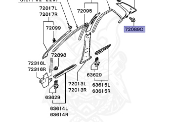 Mitsubishi - Lancer - CB3A - 1993 - PNHD - 4G91