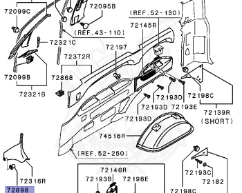 Mitsubishi - Delica - PD6W - 1994 - NSEGE1 - 6G72