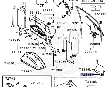 Mitsubishi - Delica - PD6W - 1995 - HSEUE5 - 6G72