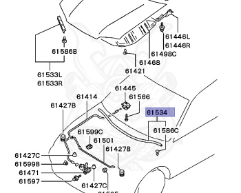 Mitsubishi - Lancer - CB4A - 1995 - PNHH - 4G92