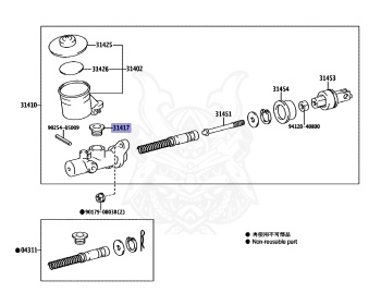 Toyota - Crown Comfort - YXS11 - 2005 - STANDARD TYPE - Manual - 3YPE