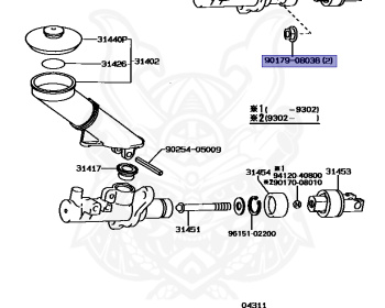 Toyota - Crown - YS130 - 1991 - DELUXE A TYPE - SEDAN - Manual - 3YPE