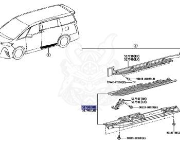 Genuine Alphard / Vellfire / HV AAHH40W Exterior OEM parts