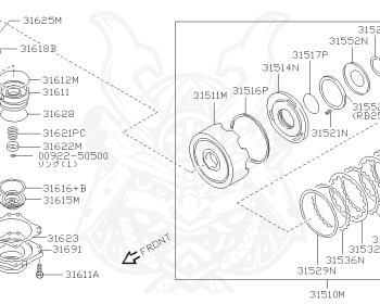 Nissan - Skyline - R34 25GTT - ER34 - 1999 - 25GT TURBO - 4 DOOR SEDAN(4S) - AUTOMATIC-FLOOR SHIFT(AT.F4) - HI-CAS 2-Link Drive (HI.2WD) - RB25DET
